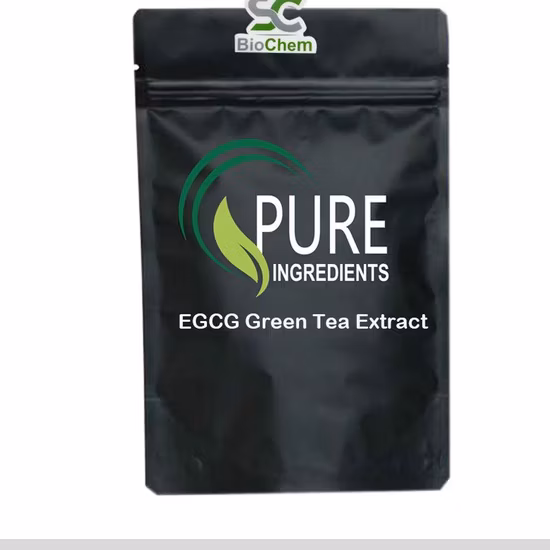 100% natural grado alimenticio 98% té polifenoles UV EGCG extracto de té verde planta de hierbas con muestra gratis
